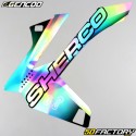 Decoration  kit Sherco SE-R (since 2018) Gencod white and holographic turquoise