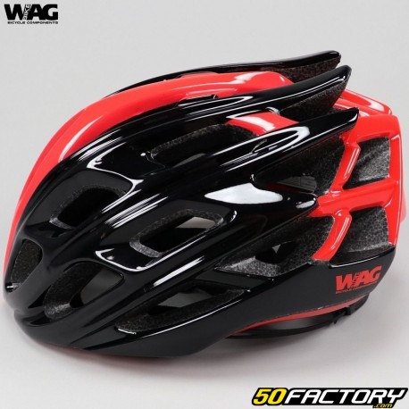Casco ciclista Wag Bike GT3000 negro y rojo