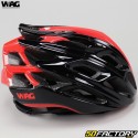 Casco ciclista Wag Bike GT3000 negro y rojo
