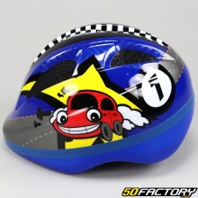 Casco de bicicleta para niños Cars azul