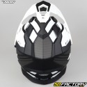 Capacete Enduro Nox N312 Impulse preto e branco fosco