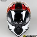 Helmet Enduro Nox X312 Impulse matt white and red