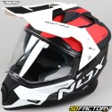Helmet Enduro Nox X312 Impulse matt white and red