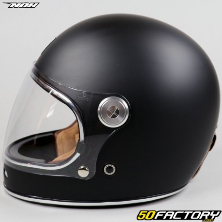 Casque intégral Nox Vintage Revenge noir mat (ECE 22.06)