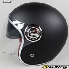 Casco jet Nox Heritage negro mate