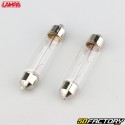 Lâmpadas torpedo SV8.5-8 12V 10W 44 mm Lampa (lote de 2)