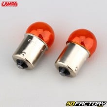 Bombilla 12V 10W BAU15S naranja para intermitente