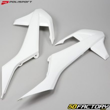 Carénages avant KTM SX 65 (depuis 2016) Polisport blancs et noirs