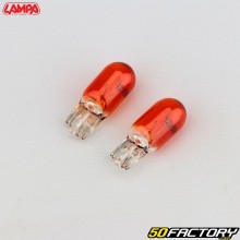 Bombillas de señal de giro WY5W 12V 5W Lampa naranjas (paquete de 2)