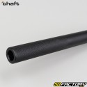 Chaft Ã˜22 mm guidão de alumínio Cross preto fosco com barra preta