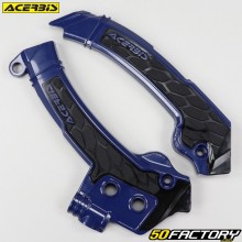 Protectores de cuadro Husqvarna FC, FX 250, 350, 450 ... (desde 2023) Acerbis azul y negro