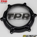 Clutch housing center cover AM6 minarelli Top Performances TPR Factory black with transparent window