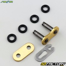Reinforced 520 chain quick release (o-rings) Sunstar XTG gold