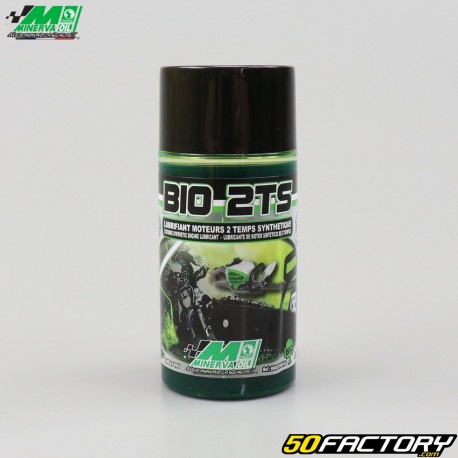 Huile moteur 2T Minerva Dose Bio 2TS Scooter synthèse 125ml