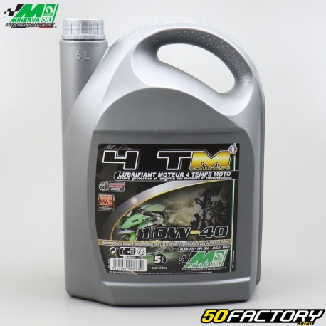 Aceite de motor 4T 10W40 Minerva TM Moto 5L 