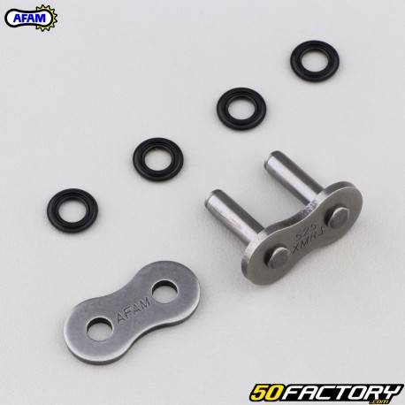 Liberação rápida de corrente reforçada 525 (O-rings) Afam XMR3 cinza para rebitar