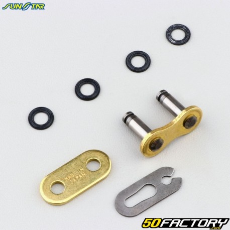 Reinforced 520 chain quick release (o-rings) Sunstar EXR1 gold