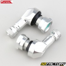 Valves coudées alu Ariete 11.3 mm grises