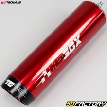 Silencer Tecnigas E-Box aluminum red