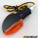 Bulb flashing Arrow black reversible orange cabochon (per unit)
