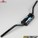 Fatb handlebarsar aluminum Ã˜28 mm KRM Pro Ride black and turquoise with foam