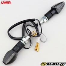 LED turn signals Lampa black atom