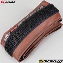 Pneu de bicicleta 700x40C (40-622) Kenda Flintridge Pro K1152 frisos macios nas laterais marrons