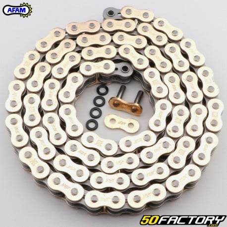 Catena rinforzata 525 (O-ring) Maglie 102 Afam XSR2 oro