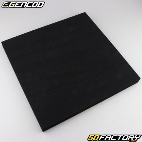 Adhesive saddle foam Gencod black 25 mm