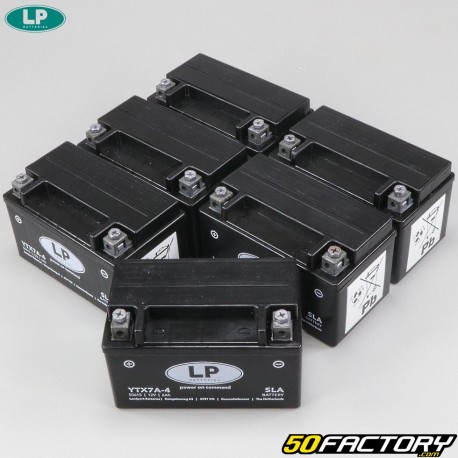 baterias Landport YTX7A-BS SLA 12V 6Ah manutenção sem ácido Vivacity,  Agility,  KP-W,  Orbit... (lote de 6)