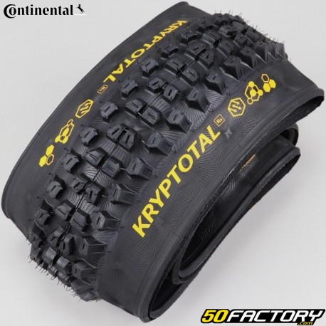 Bicycle rear tire 29x2.40 (60-622) Continental cryptotal Enduro Soft TLR with flexible rods