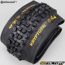 Bicycle rear tire 27.5x2.60 (65-584) Continental cryptotal Enduro Soft TLR with flexible rods