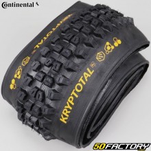 Bicycle rear tire 29x2.60 (65-622) Continental cryptotal Enduro Soft TLR with flexible rods