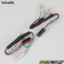 Adaptadores de señal de giro de cable 3 con resistencia para Suzuki,  Yamaha Chaft (paquete 2)