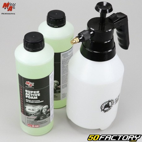 Detergenti in schiuma attivi per il lavaggio di tutti i veicoli MA Professional con spruzzatore 1L
