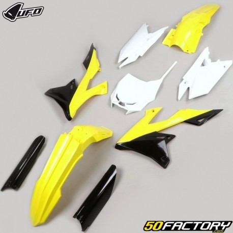 Kit completo de carenado. Suzuki RM-Z 250, 450 (desde 2018) UFO amarillo y blanco