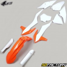 Kit plastiche completo KTM SX, SX-F 125, 150, 250... (2019 - 2022) UFO bianco e arancione