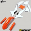 Complete fairing kit KTM SX 125, 250, SX-F 350, 450... (since 2023) UFO white and orange