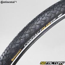 Neumático de bicicleta 700x35C (37-622) Continental Contact Plus Ribetes reflectantes