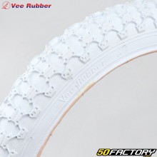 Pneu de bicicleta XNUMXxXNUMX (XNUMX-XNUMX) Vee Rubber VRB XNUMX BK branco