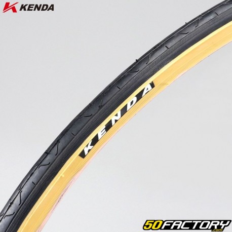 Neumático de bicicleta 700x23C (23-622) Kenda Paredes laterales beige K153