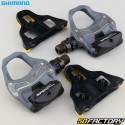 Pedales automáticos SPD-SL para bicicleta de carretera Shimano PD-R550 gris