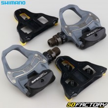 SPD-SL automatic pedals for road bike Shimano PD-R550 gray