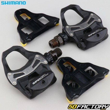 Pedais automáticos SPD-SL para bicicleta de estrada Shimano PD-R550 preto