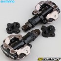 Pedais automáticos SPD para mountain bike Shimano PD-M520 preto