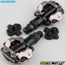 Pedales automáticos Shimano SPD para bicicleta VTT Shimano PD-M520 negros