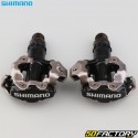 Pedais automáticos SPD para mountain bike Shimano PD-MXNUMX preto