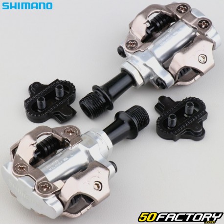 SPD-Automatikpedale für Shimano PD-M540 Mountainbike Silber