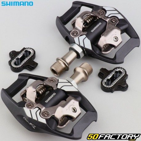 Pedais automáticos SPD para bicicleta BMX Shimano DXR Preto PD-MX70