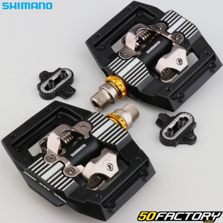 Pedales automáticos SPD para bicicleta de montaña Shimano Saint PD-M821 negros